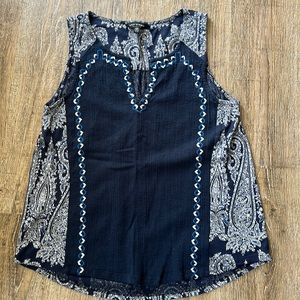 LUCKY BRAND PAISLEY TANK